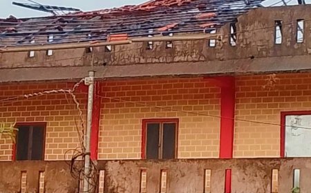 लांजा तालुक्यातील पूर्व भागात वादळी वाऱ्याचा हाहाकार