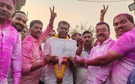 लांजा राजापूर मतदार संघात विस हजार मताधिक्याने किरण सामंत (भैया शेट) विजयी