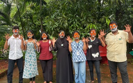 लांजा महाविद्यालय व वन विभागाच्या संयुक्त विद्यमाने जागतिक व्याघ्र दिन उत्साहात